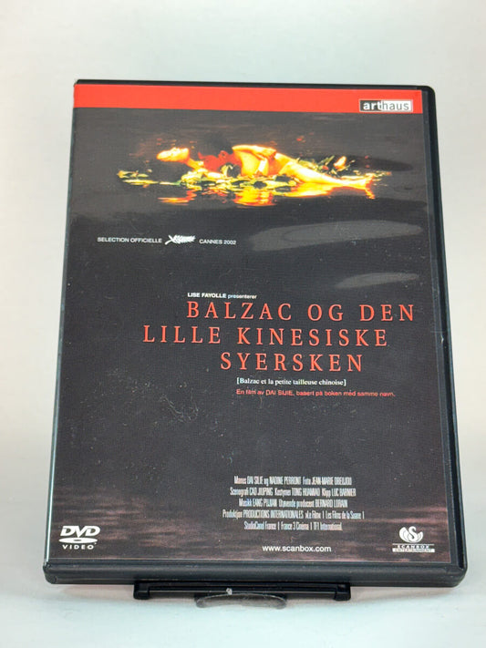 Forside av DVD-cover til Balzac og den lille kinesiske syersken, brukt DVD hos Brukbar Film
