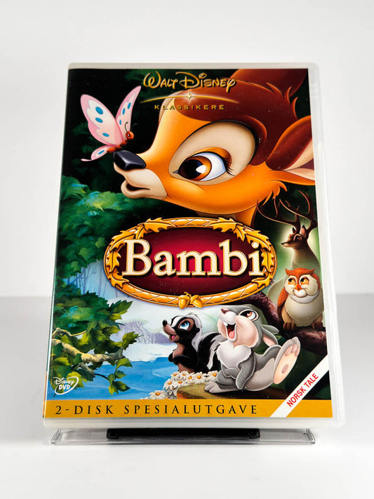 Forside av cover til Bambi på DVD
