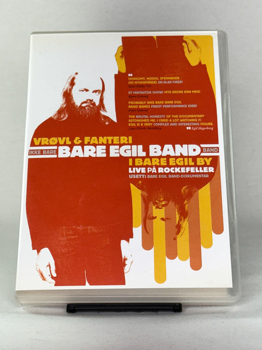 DVD-forside til filmen Bare Egil Band: Vrøvl Og Fanteri I Bare Egil By
Originalt cover brukt for produktbilde i nettbutikken Brukbar Film