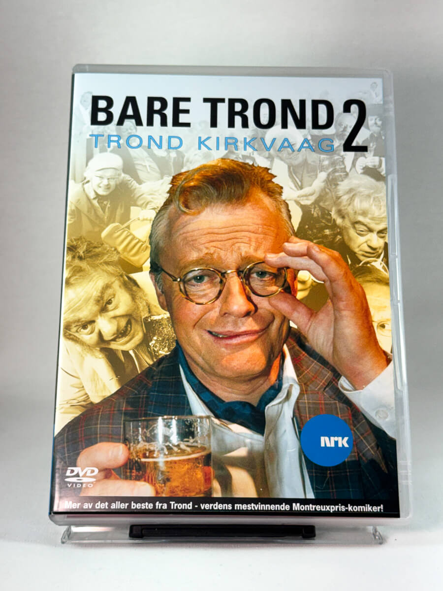 Bare Trond 2 – forside av DVD-cover med Trond Kirkvaag og NRK-humor hos Brukbar Film