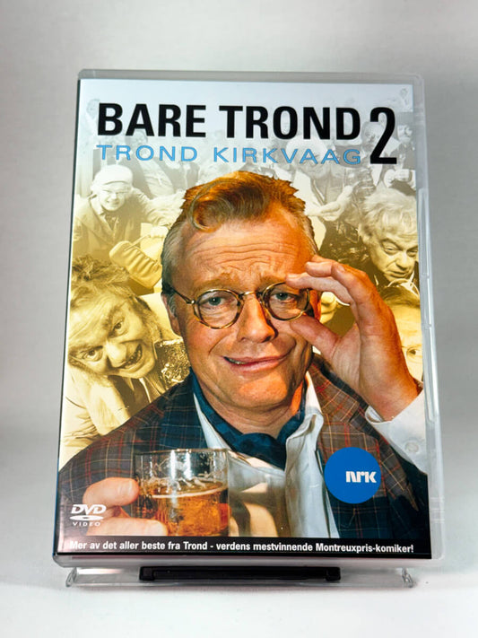 Bare Trond 2 – forside av DVD-cover med Trond Kirkvaag og NRK-humor hos Brukbar Film