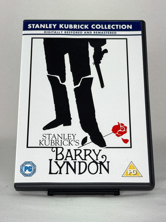 Forside av DVD-cover til Barry Lyndon – Stanley Kubricks historiske klassiker, restaurert utgave, brukt film hos Brukbar Film