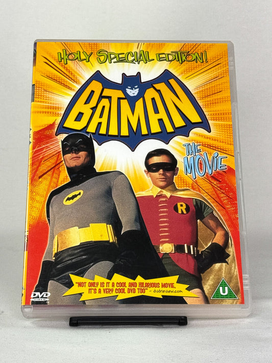 DVD-forside til filmen Batman: The Movie
Originalt cover brukt for produktbilde i nettbutikken Brukbar Film