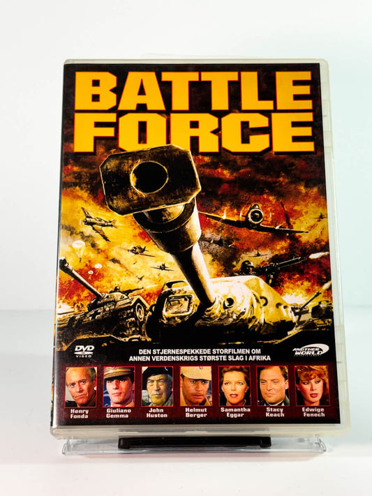 Forside av cover til battle force, bruktfilm på DVD hos Brukbar Film