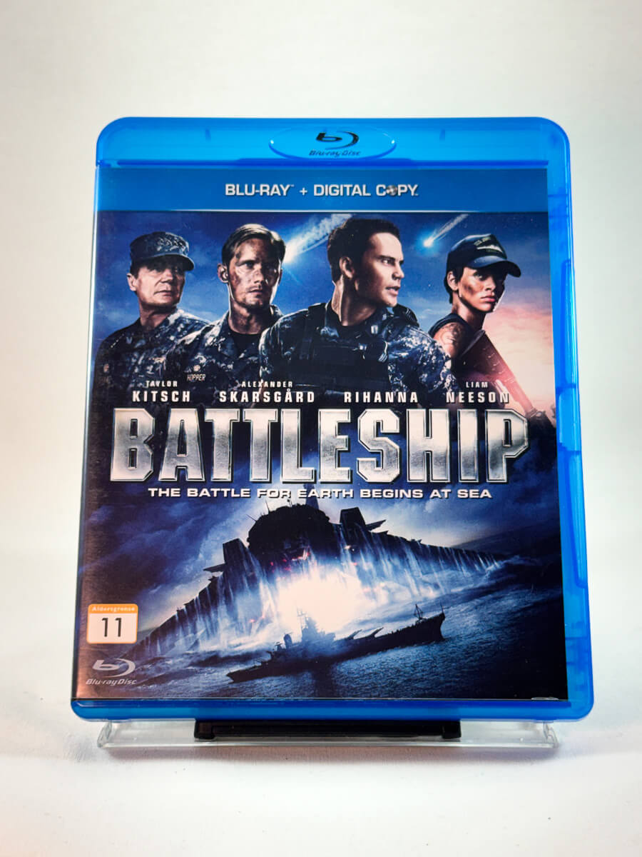 Forside av cover til Battleship, brukt Blu-ray hos Brukbar Film