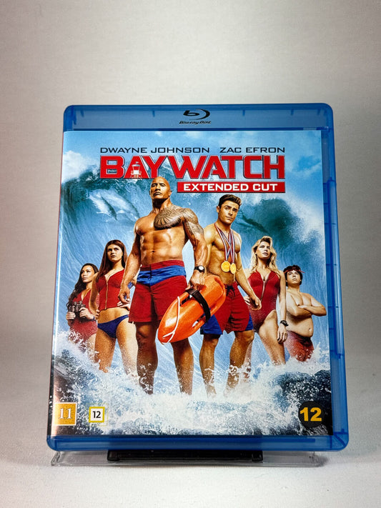 Forside av cover til Baywatch – Extended Cut, bruktfilm på Blu-ray hos Brukbar Film