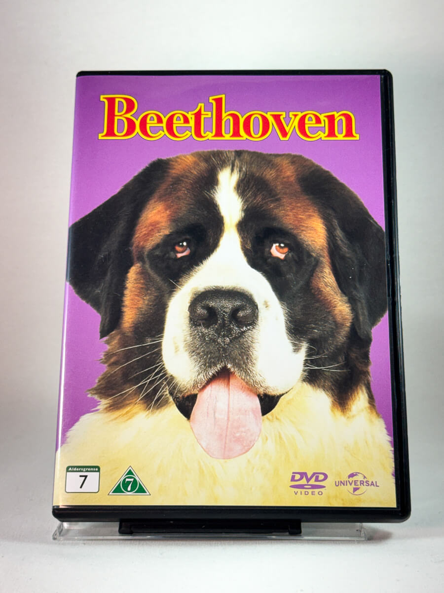Forside av cover til Beethoven, bruktfilm på DVD hos Brukbar Film