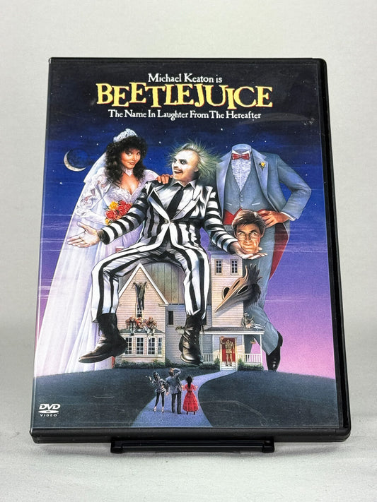 DVD-forside til filmen Beetlejuice
Originalt cover brukt for produktbilde i nettbutikken Brukbar Film