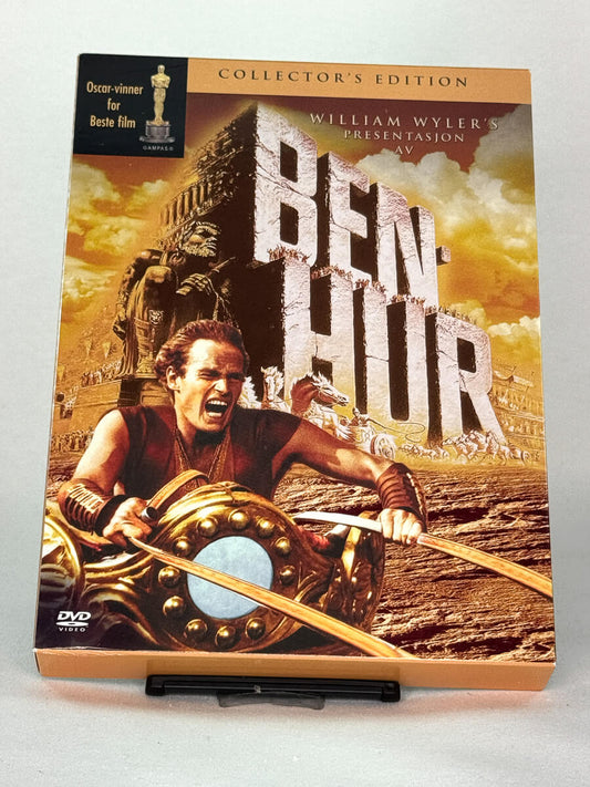 Forsidebilde av DVD-cover til Ben-Hur – episk klassiker og Oscar-vinner, originalfilm hos Brukbar Film