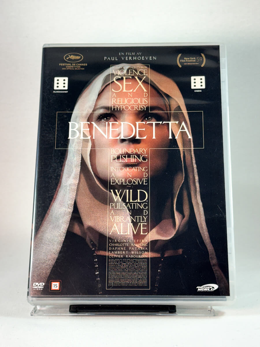 Forside av cover til Benedetta, brukt DVD hos Brukbar Film