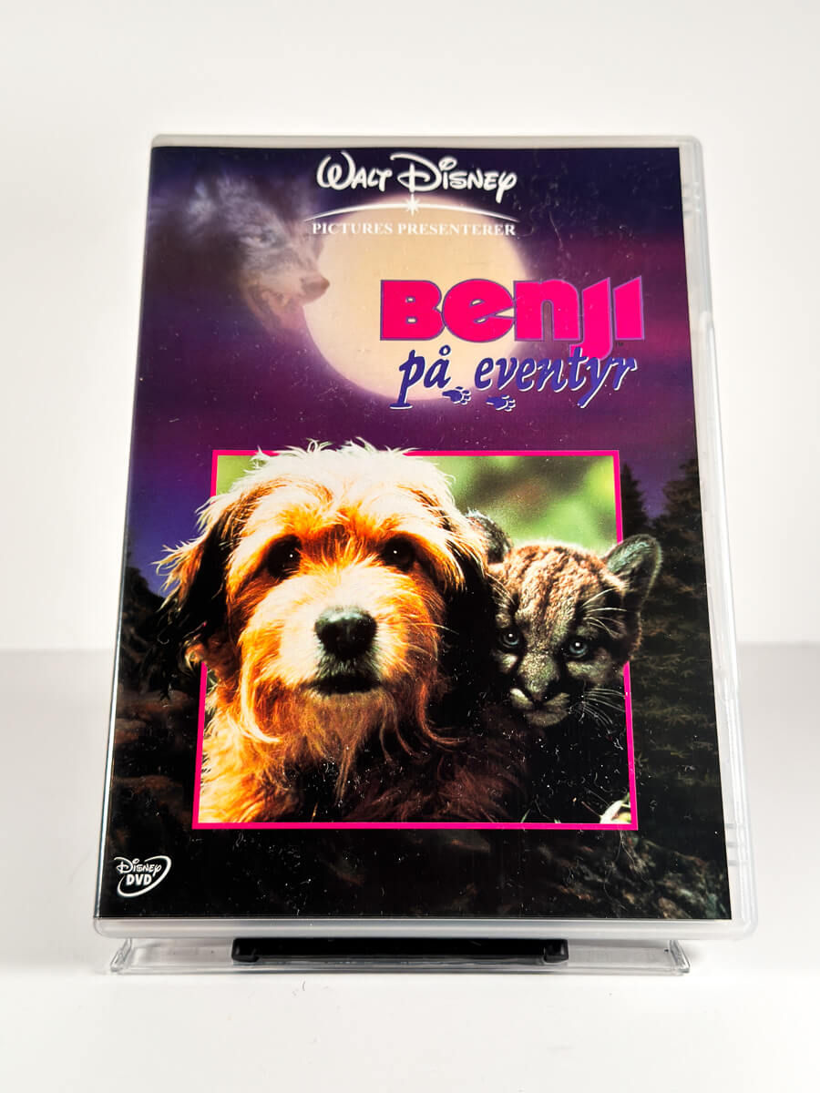 Forside av cover til Benji på eventyr på DVD