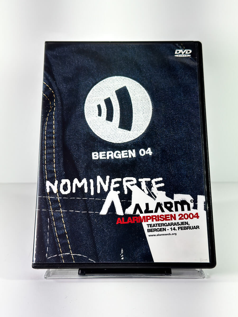 Forside av cover til Bergen 04: Nominerte Alarmprisen 2004, brukt DVD hos Brukbar Film