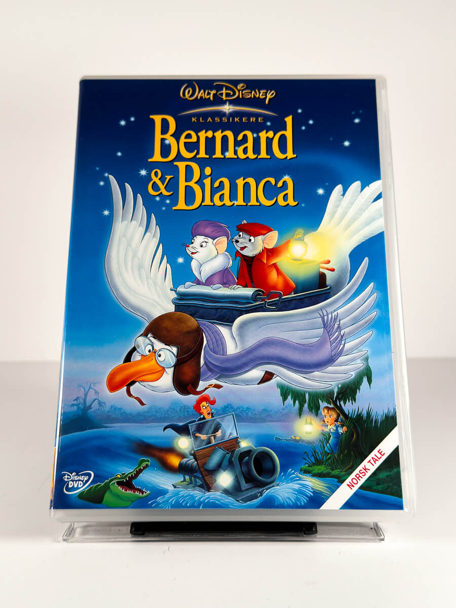 Forside av cover til Bernard & Bianca på DVD