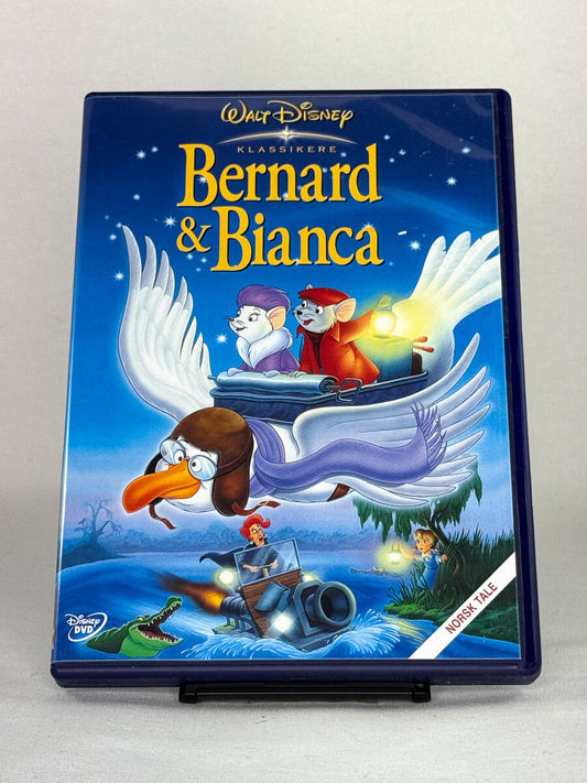 DVD-forside til filmen Bernard & Bianca
Originalt cover brukt for produktbilde i nettbutikken Brukbar Film