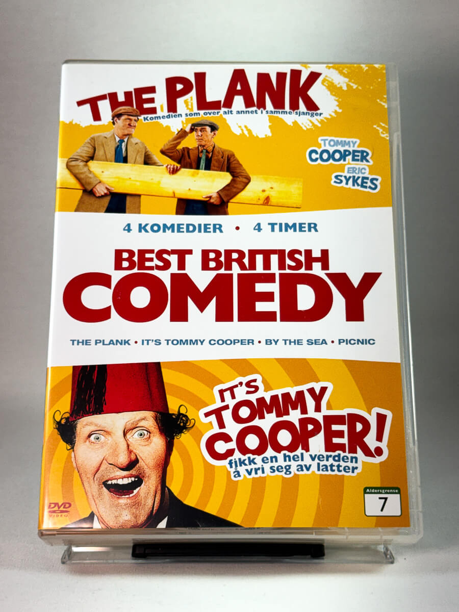 Forside av cover til Best British Comedy, brukt DVD hos Brukbar Film