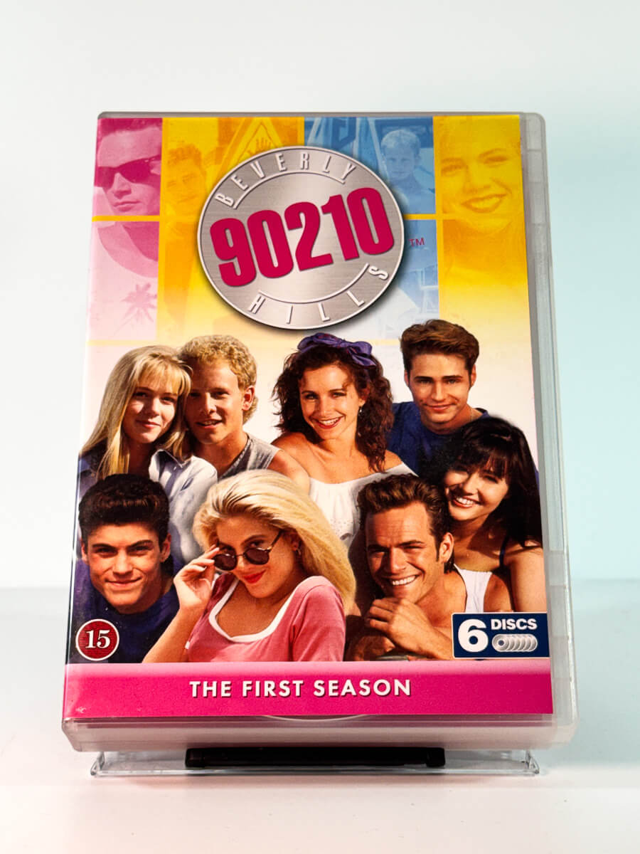 Forside av cover til Beverly Hills 90210 – Første sesong, brukt DVD hos Brukbar Film