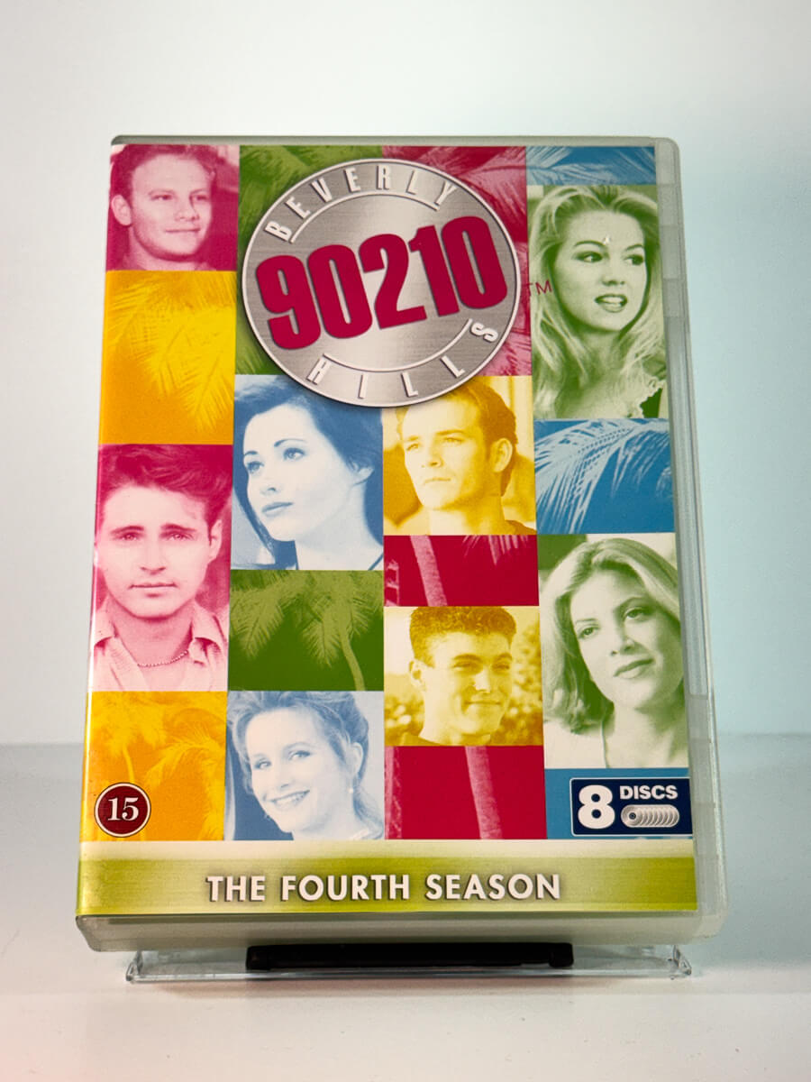 Forside av cover til Beverly Hills 90210 – Sesong 4, bruktfilm hos nettbutikken Brukbar Film