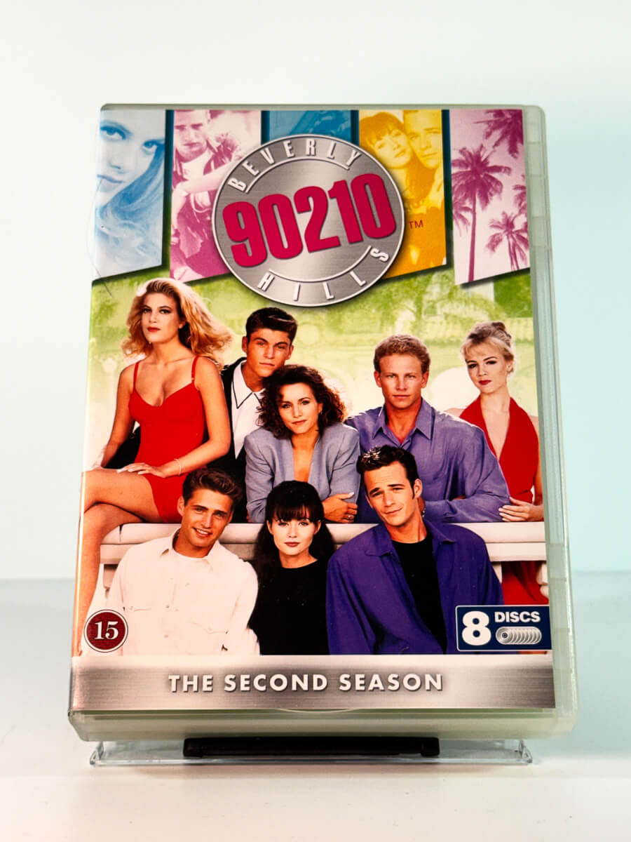 Forside av cover til Beverly Hills 90210 – Sesong 2, bruktfilm på DVD hos Brukbar Film