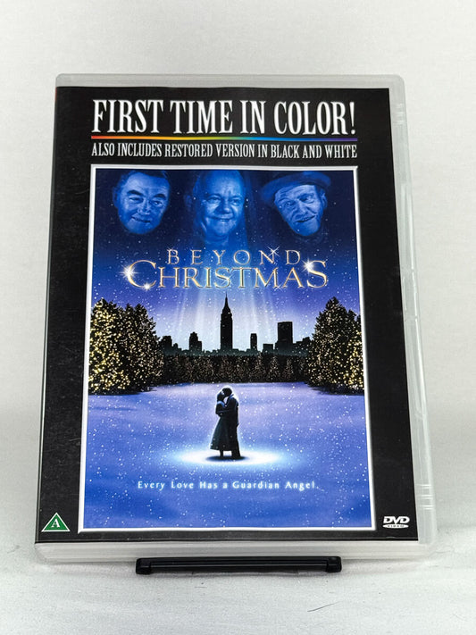 Forside av juleklassikeren Beyond Christmas – tidløs fortelling om håp, tro og kjærlighet, i ny fargeversjon, hos Brukbar Film.