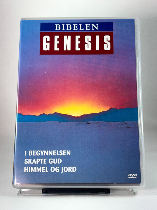 Forside av DVD-cover til Bibelen: Genesis – filmatisering av skapelsesberetningen, brukt klassiker på DVD hos Brukbar Film.