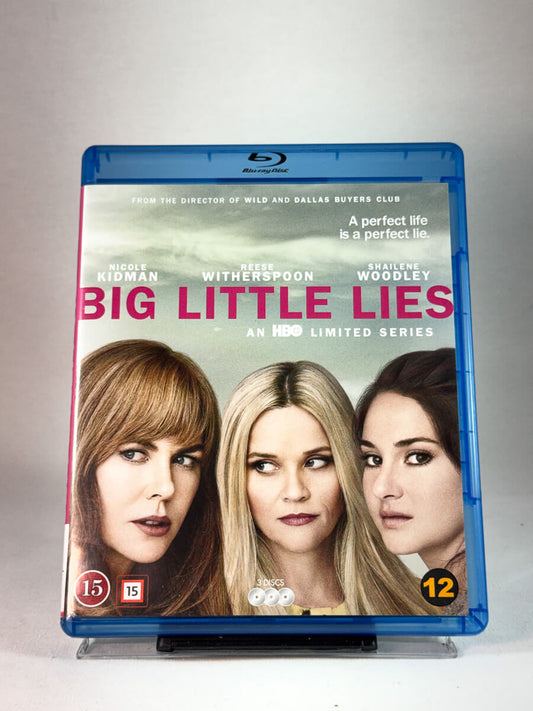 Forside av cover til Big Little Lies, brukt Blu-ray hos Brukbar Film