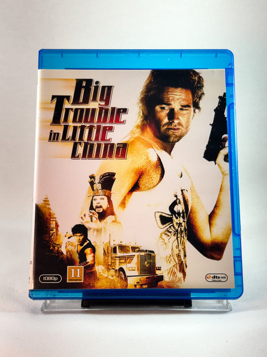 Forside av cover til Big Trouble in Little China, brukt Blu-ray hos Brukbar Film