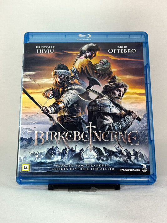 Forside av DVD-cover til Birkebeinerne – norsk historisk actiondrama, original forside brukt hos Brukbar Film