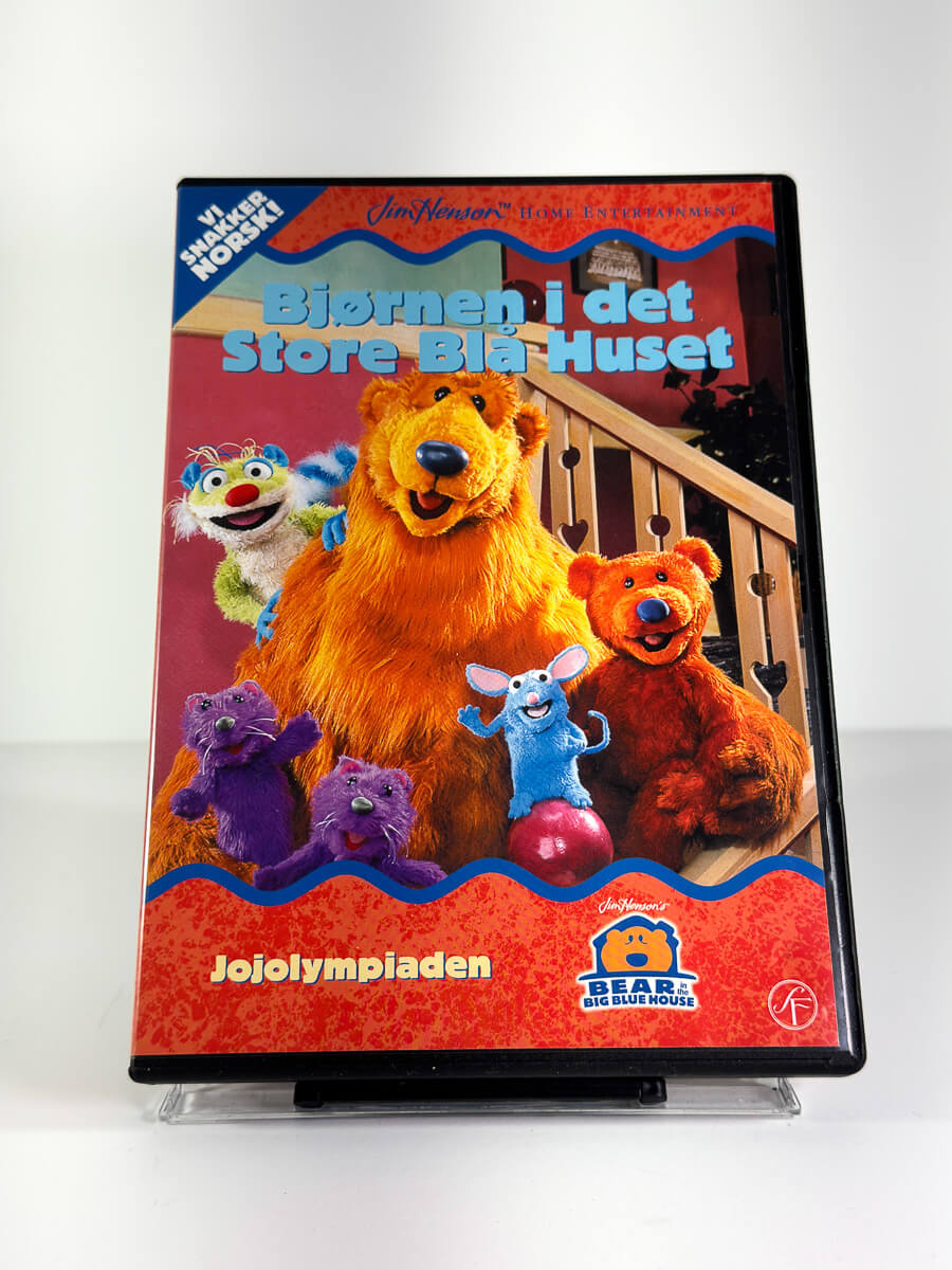 Forside av cover til Bjørnen i det Store Blå Huset – Jojolympiaden på DVD