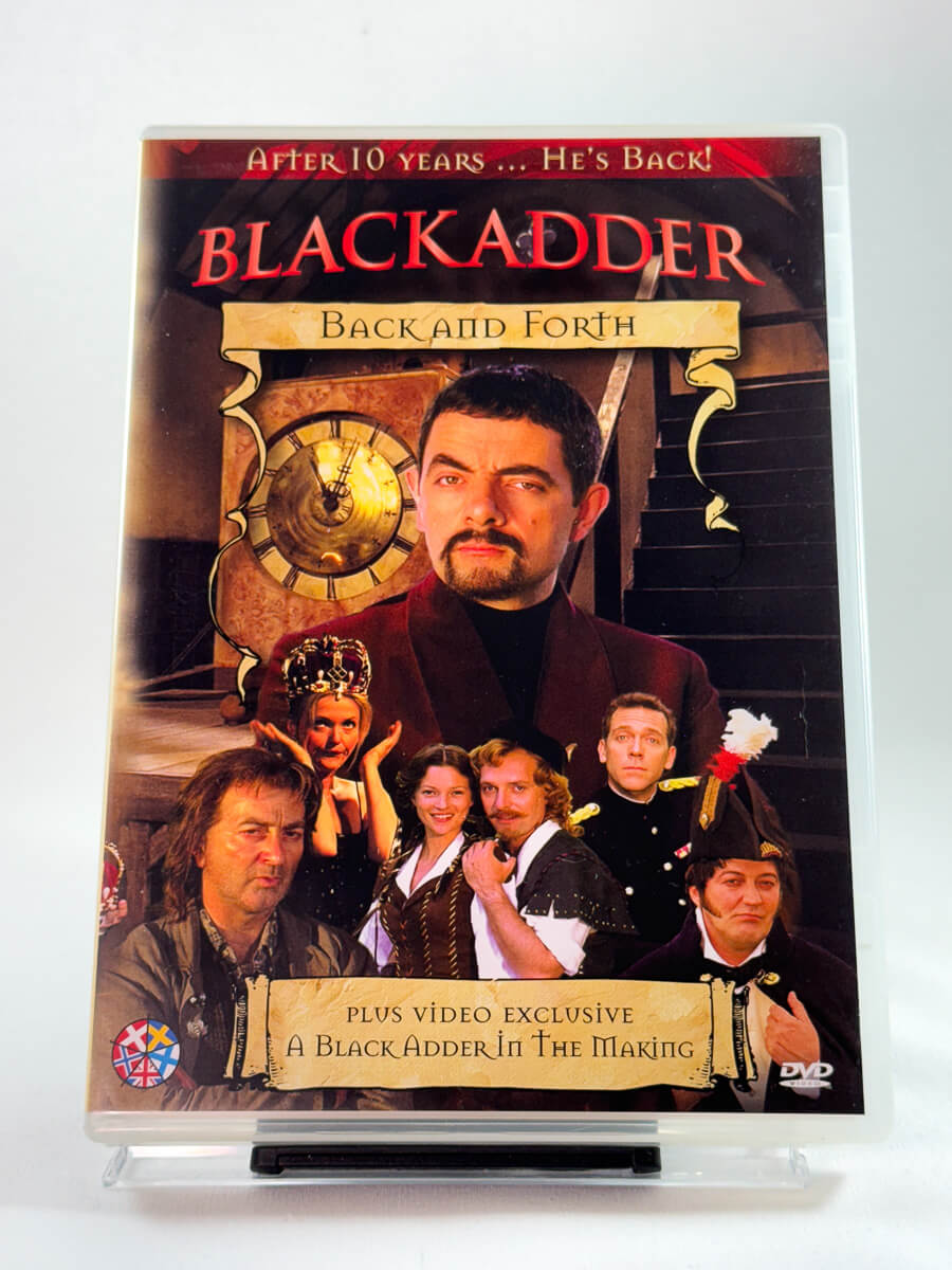 Forside av cover til Blackadder: Back and Forth, brukt DVD hos Brukbar Film