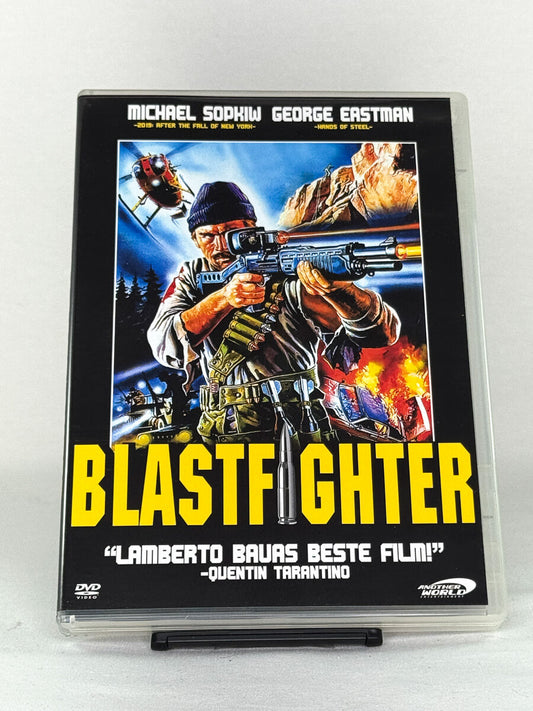 DVD-forside til filmen Blastfighter
Originalt cover brukt for produktbilde i nettbutikken Brukbar Film