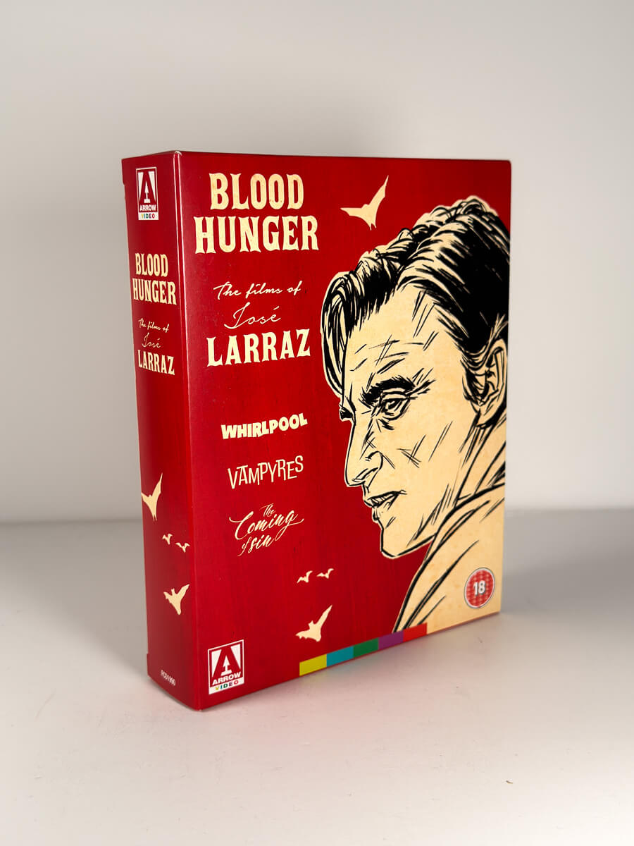 Forside av cover til Blood Hunger – The Films of José Larraz på Blu-ray