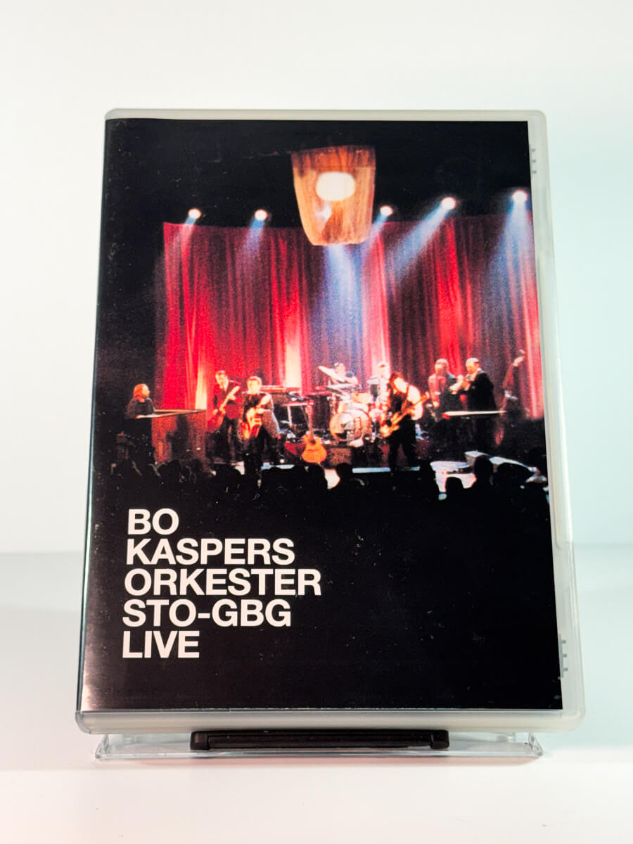 Forside av cover til Bo Kaspers Orkester – STO-GBG Live, brukt DVD hos Brukbar Film