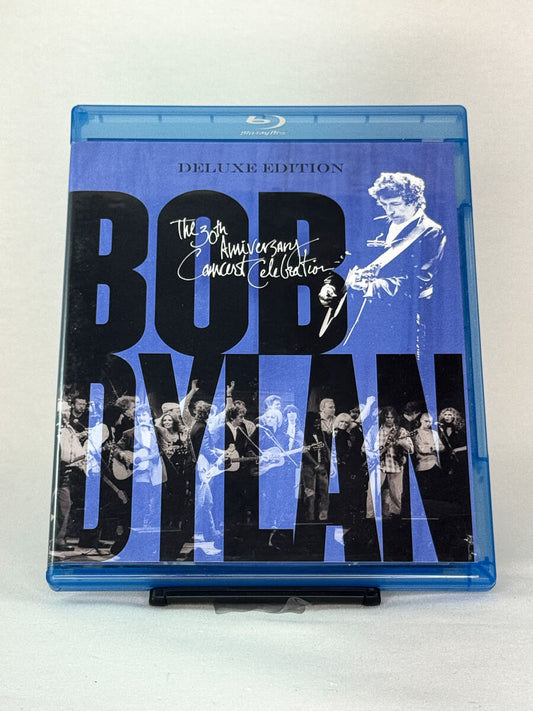 Forside av Blu-ray-cover til Bob Dylan – The 30th Anniversary Concert Celebration – brukt musikkfilm fra Brukbar Film