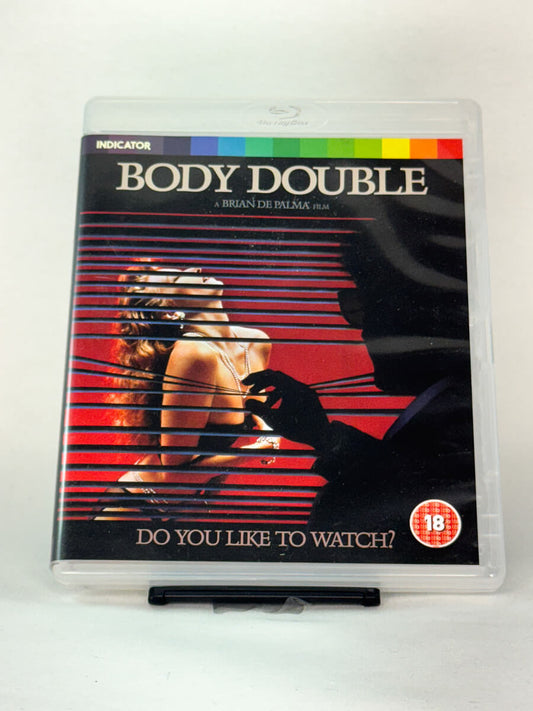Blu-ray-film Body Double – forside av originalt filmcover, kjøp brukte filmer, DVD og Blu-ray hos Brukbar Film