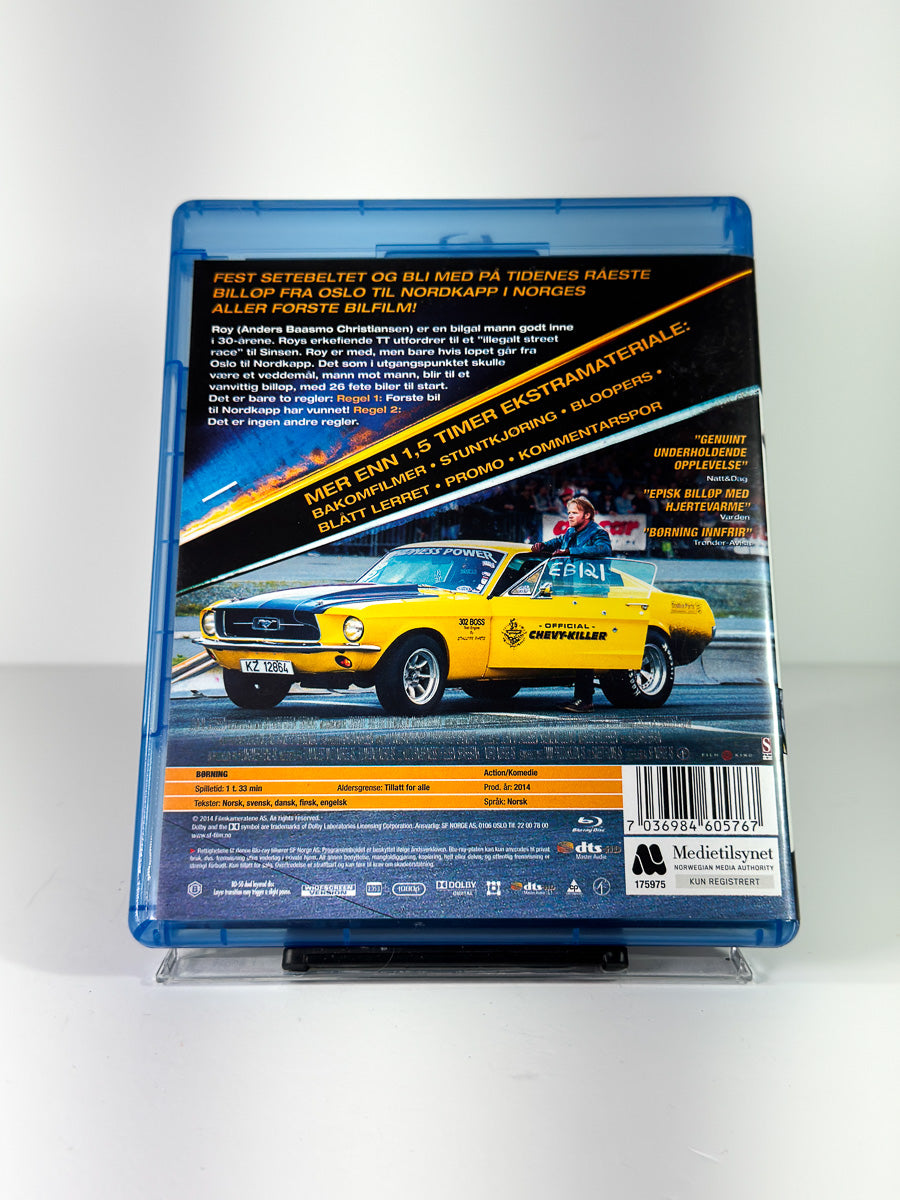 Bakside av cover til Børning på Blu-ray