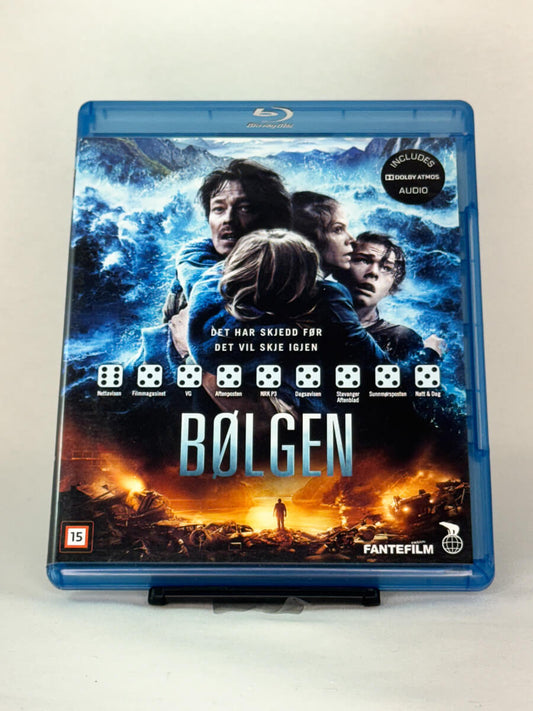 Forside av Blu-ray-cover til filmen Bølgen – kjøp brukt Blu-ray originalfilm hos Brukbar Film