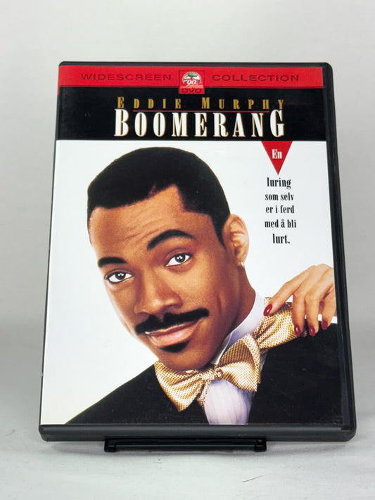 DVD-cover-forside til filmen Boomerang – Brukt DVD fra nettbutikken Brukbar Film