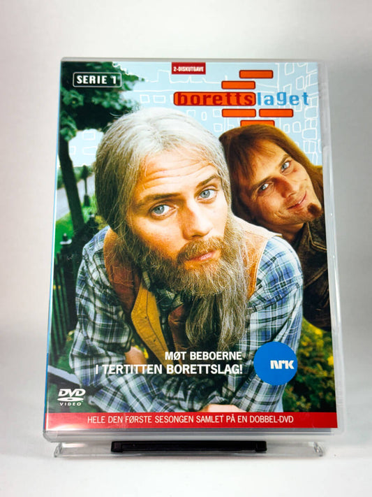 Borettslaget – serie 1 – forside av DVD-cover med NRK-komedie hos Brukbar Film