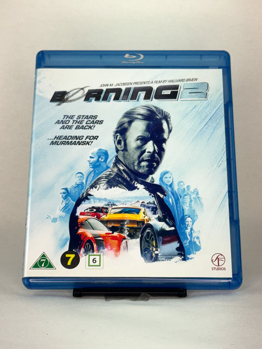 Forside av Blu-ray-cover til filmen Børning 2 – brukt Blu-ray originalfilm til salgs hos Brukbar Film