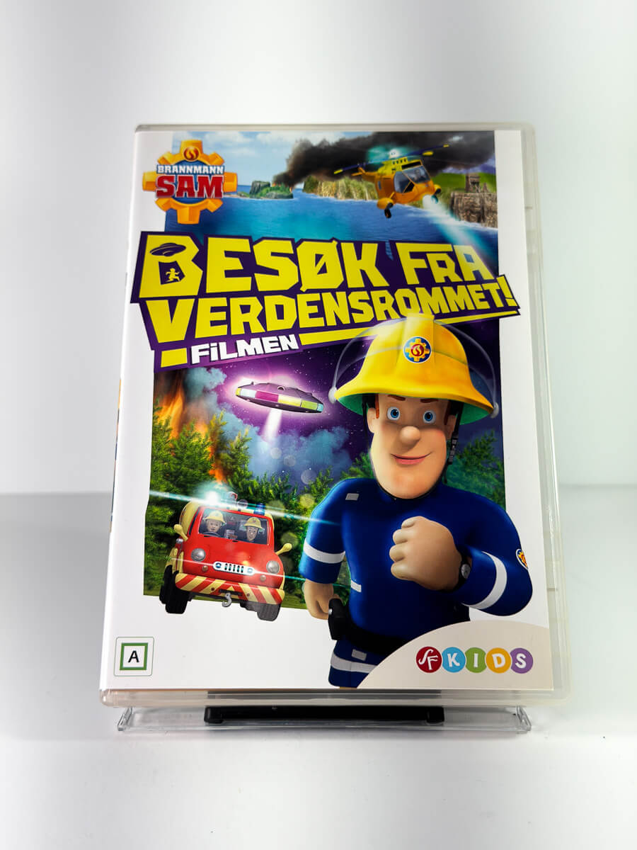 Forside av cover til Brannmann Sam: Besøk fra verdensrommet – Filmen på DVD