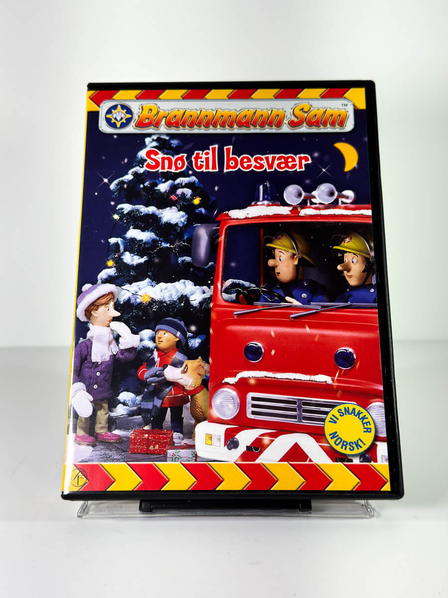 Forside av cover til Brannmann Sam – Snø til besvær på DVD