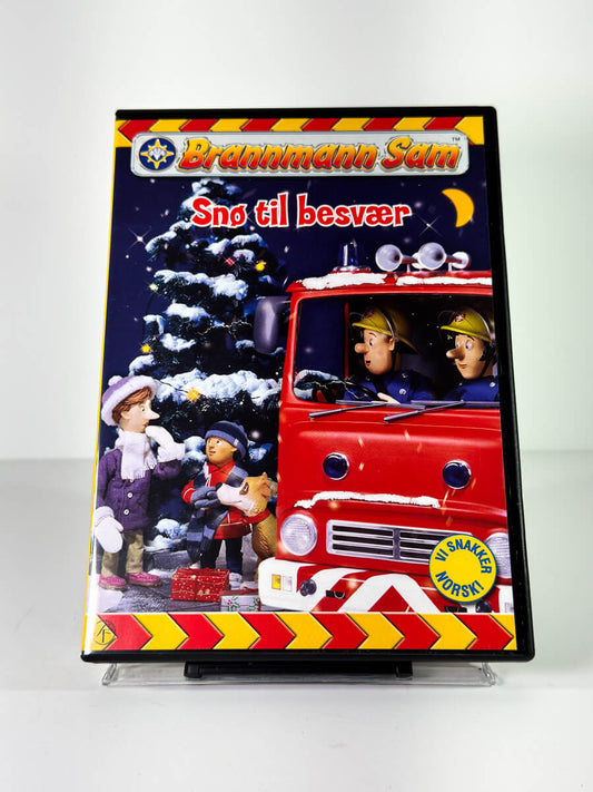 Forside av cover til Brannmann Sam – Snø til besvær på DVD