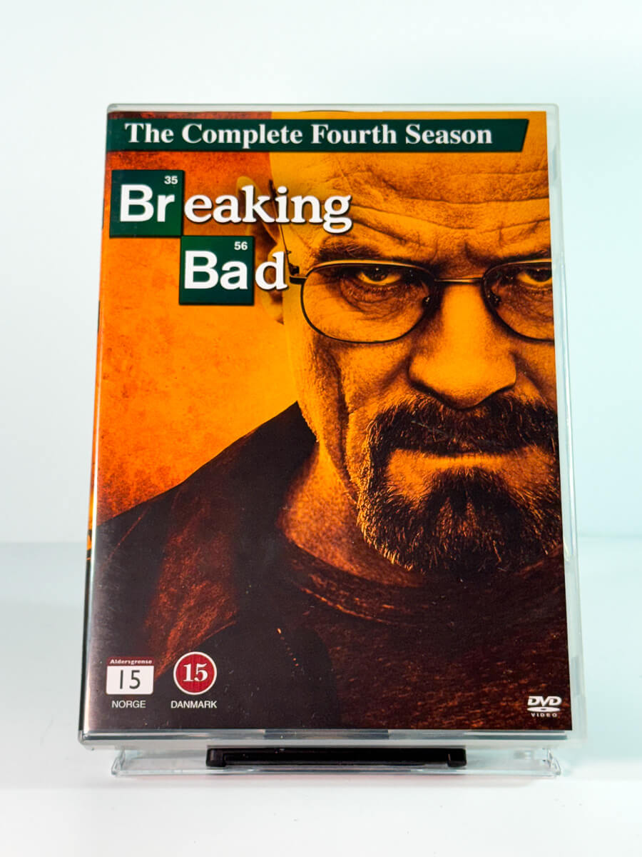 Forside av cover til Breaking Bad – The Complete Fourth Season, bruktfilm hos nettbutikken Brukbar Film