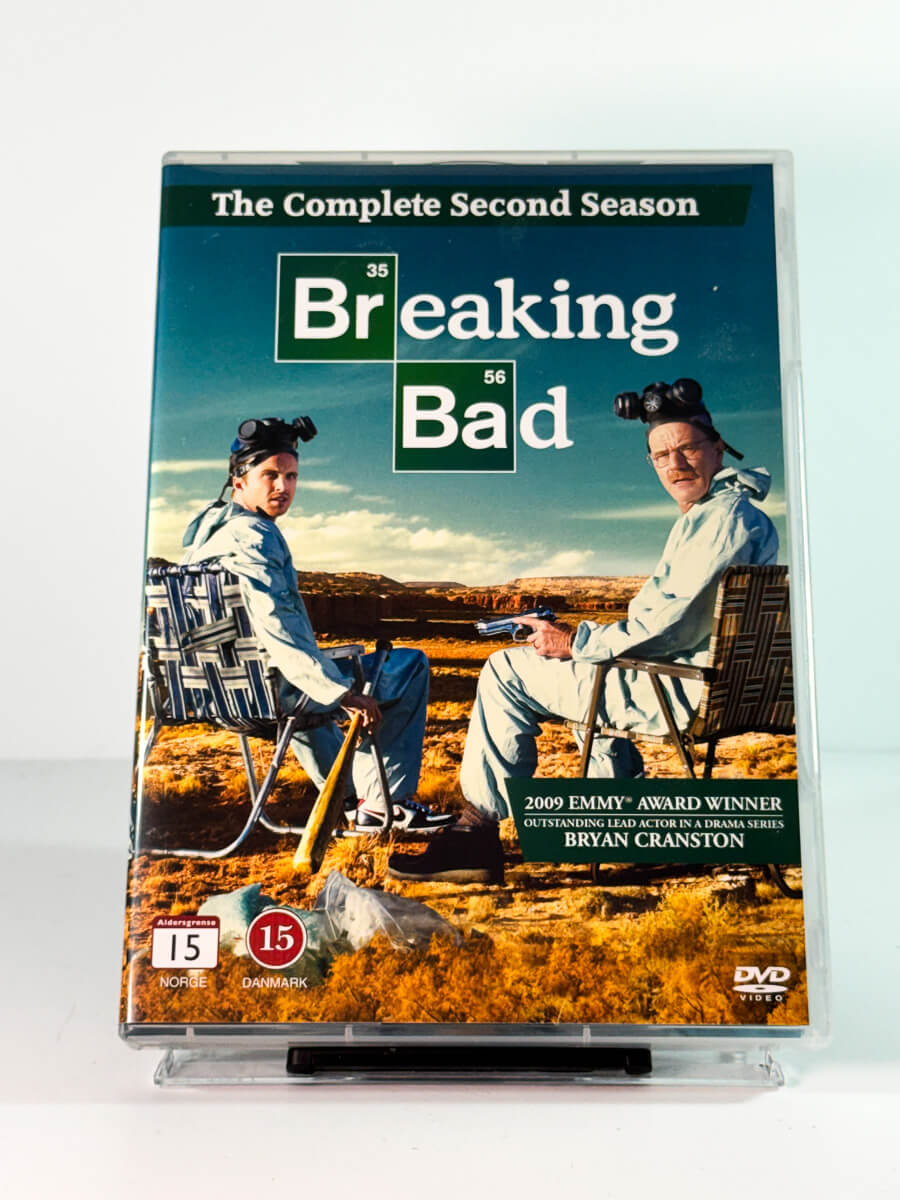 Forside av cover til Breaking Bad – The Complete Second Season, brukt DVD hos Brukbar Film