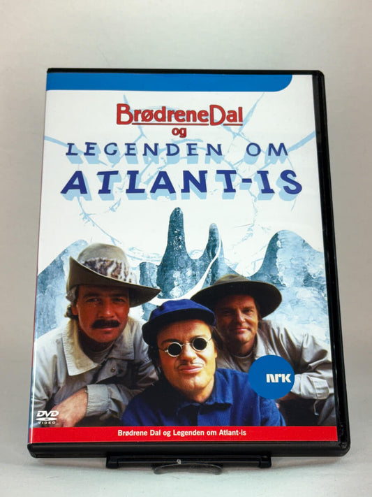 Brødrene Dal og Legenden om Atlant-is – forside av DVD-cover, norsk humorserie fra NRK hos Brukbar Film