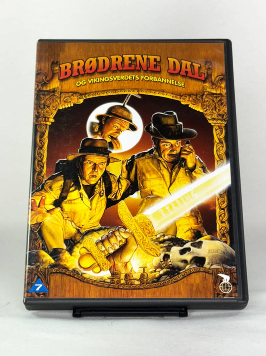 DVD-forside til filmen Brødrene Dal og vikingsverdets forbannelse
Originalt cover brukt for produktbilde i nettbutikken Brukbar Film