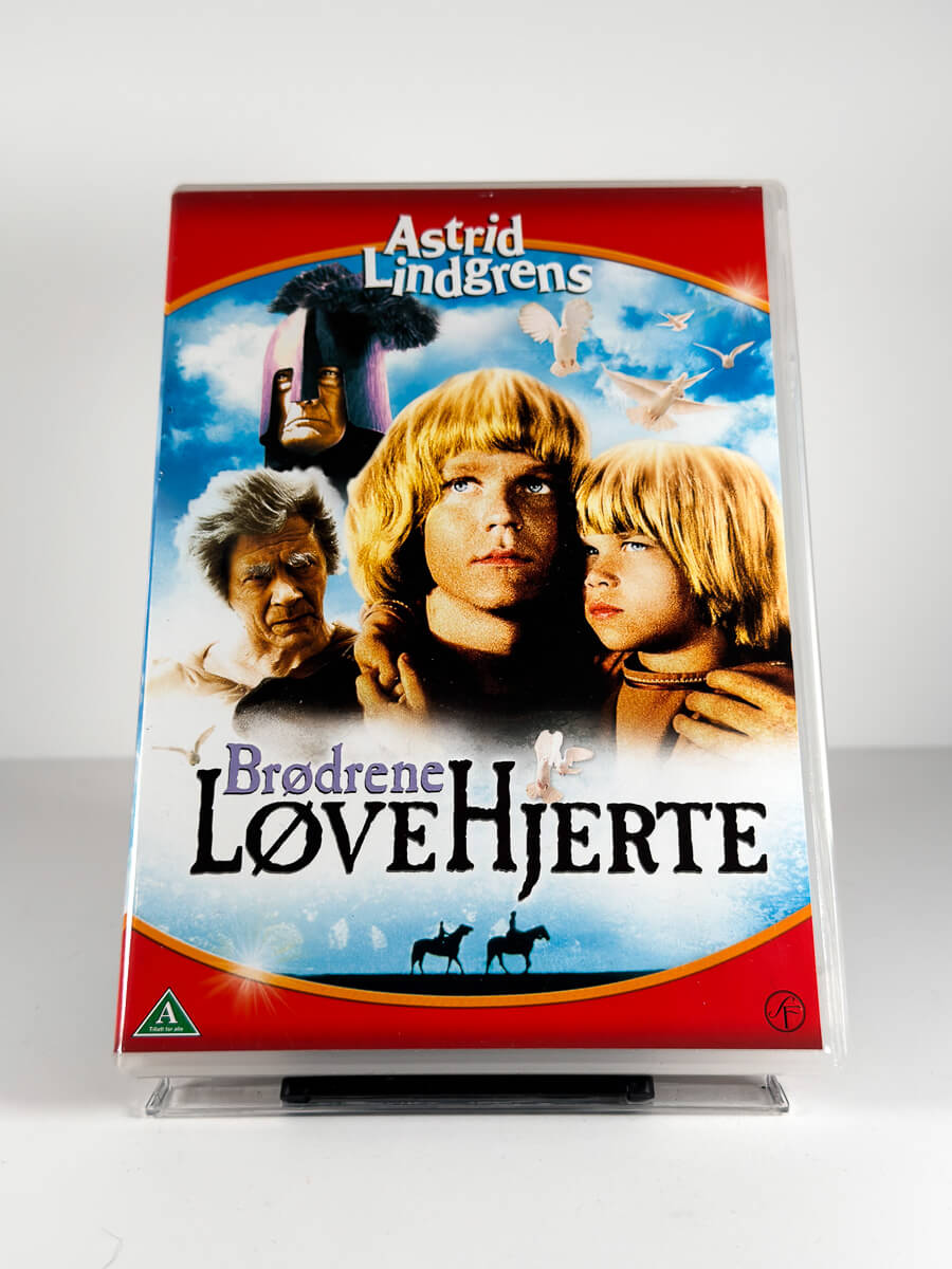 Forside av cover til Brødrene Løvehjerte på DVD