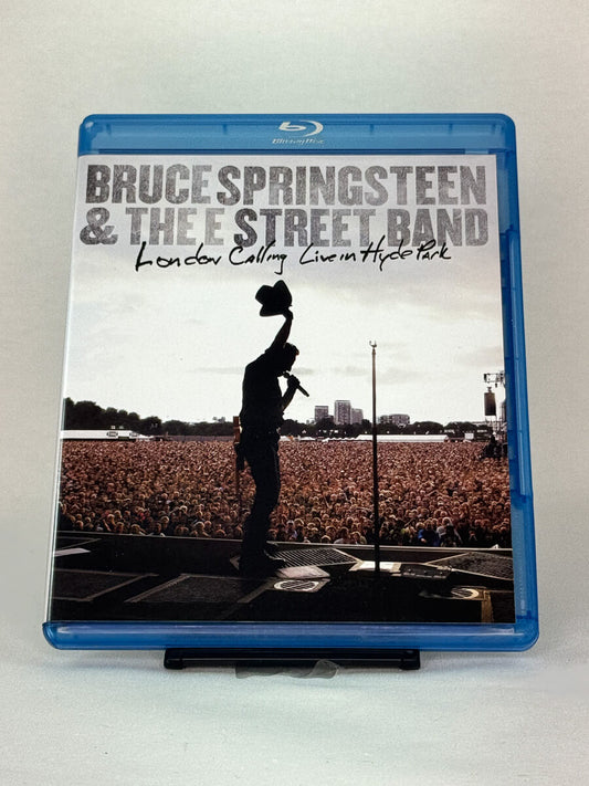 Forside av Blu-ray-cover til Bruce Springsteen – London Calling: Live in Hyde Park – brukt musikkfilm fra Brukbar Film