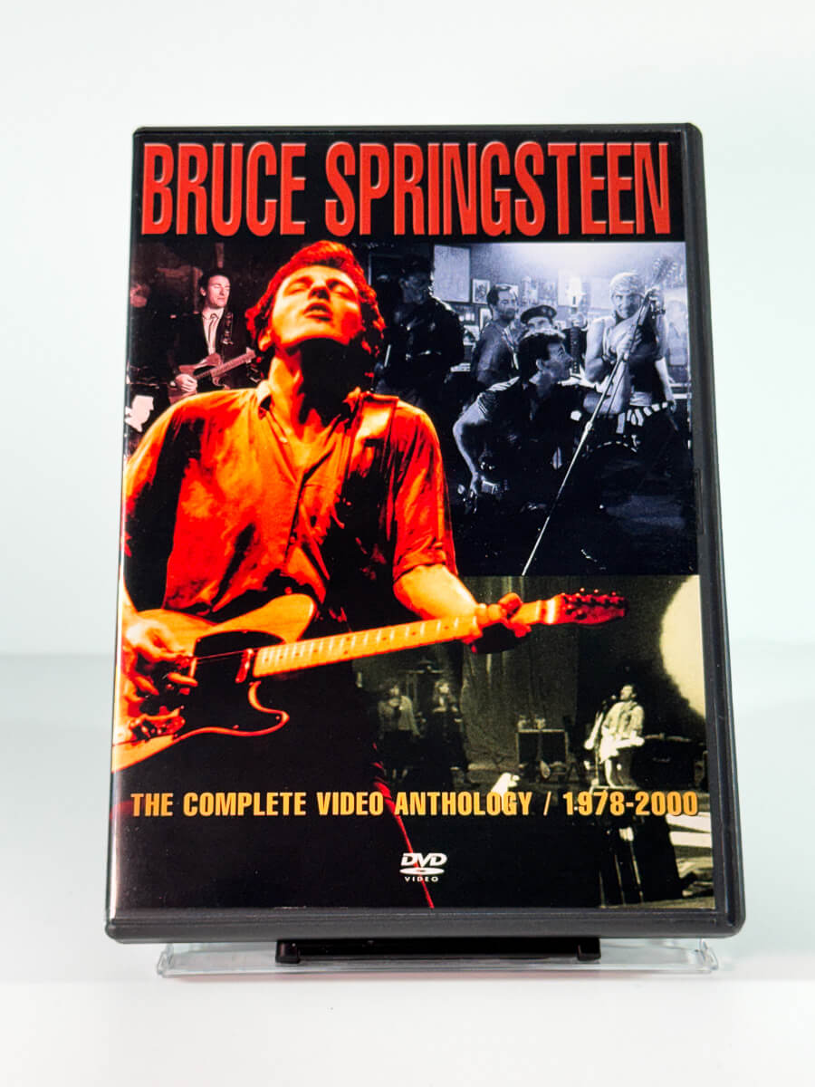 Forside av cover til Bruce Springsteen – The Complete Video Anthology 1978–2000, bruktfilm hos nettbutikken Brukbar Film