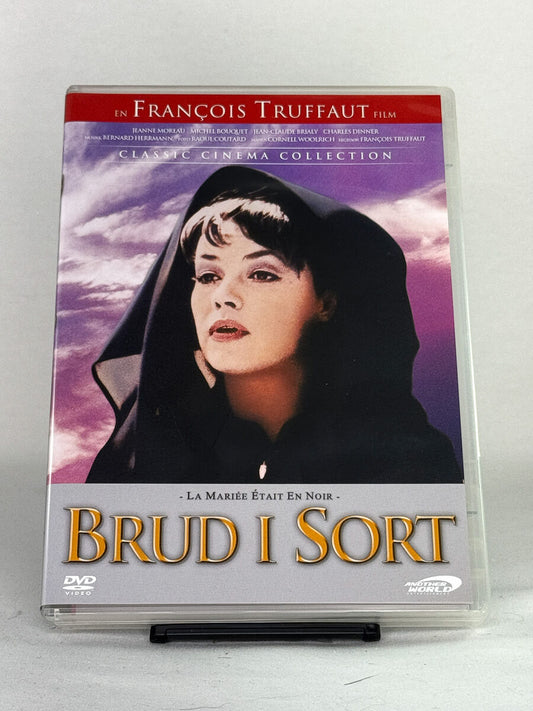 DVD-cover-forside til filmen Brud i sort (La Mariée était en noir) – Brukt DVD fra nettbutikken Brukbar Film
